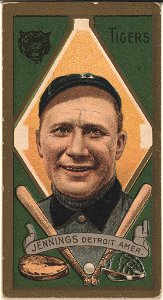 Hugh Jennings, Detroit Tigers, baseball card portrait LCCN2008677861