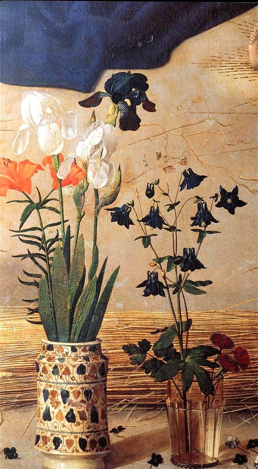Hugo van der goes portinari triptych central vases
