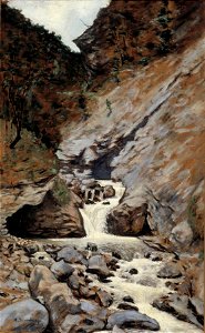 Hugo Simberg - Mountain Stream in Caucasia - A IV 3599 - Finnish National Gallery
