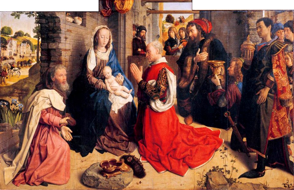 Hugo van der goes monforte altarpiece