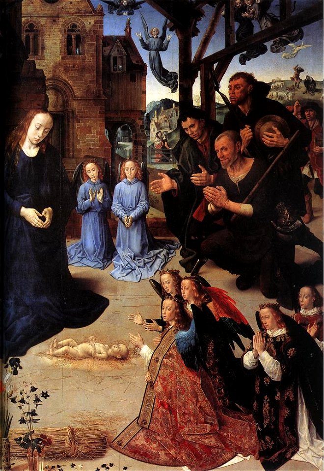 Hugo van der Goes - The Adoration of the Shepherds (detail) - WGA9699