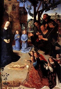 Hugo van der Goes - The Adoration of the Shepherds (detail) - WGA9699