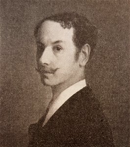 Hugo Salmson självporträtt
