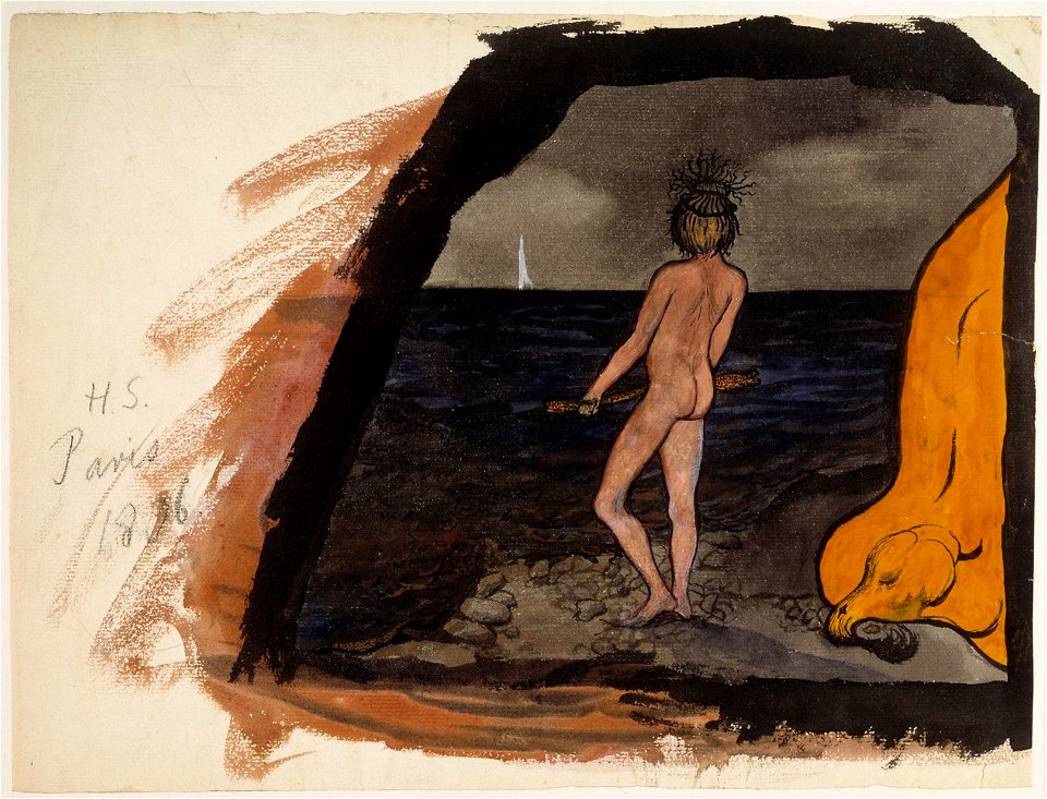 Hugo Simberg - Fantasy - A II 968-21 - Finnish National Gallery