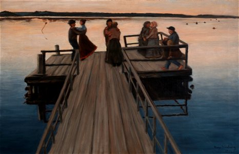 Hugo Simberg - Tanssi sillalla (1903)