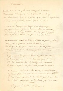 Hugo - Les Quatre vents de l'Esprit (manuscrit, f. 430r - détail)
