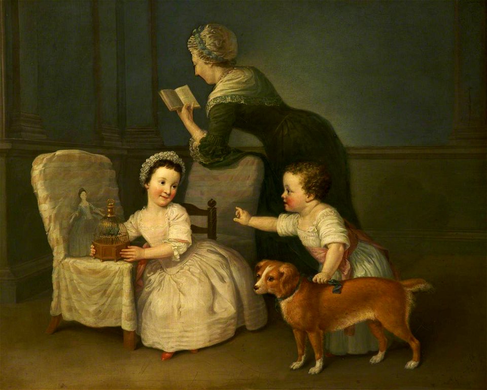 Hugh Douglas Hamilton (1739-1808) - George Harry Grey (1765–1845), Later 6th Earl of Stamford, and Lady Henrietta Grey (1764–1826), Late - 932368 - National Trust