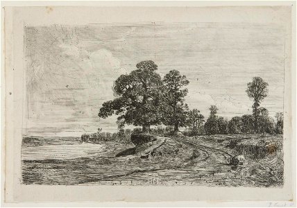 Huet - Attributed to - Coastal Landscape, 1985-52-34919