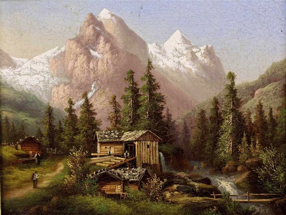 Hubert Sattler - Holzarbeit in den Hochalpen