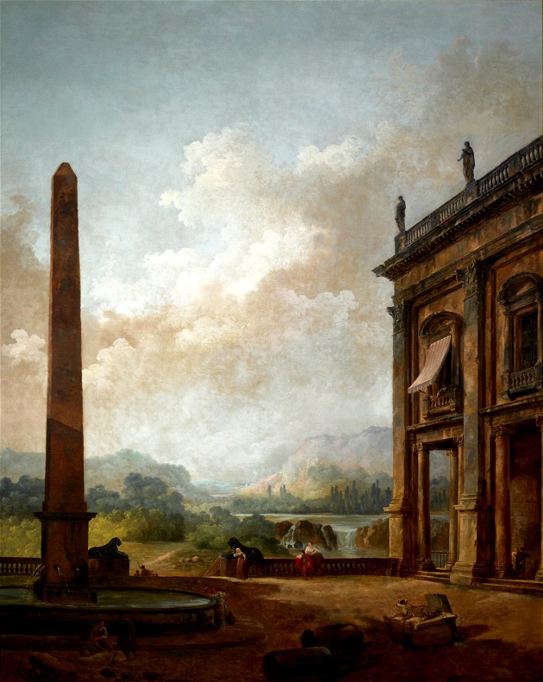 Hubert Robert - The Obelisk - 102-1957 - Saint Louis Art Museum