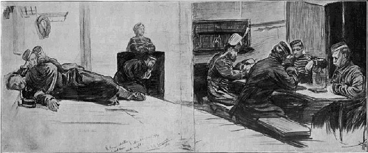 Hubert von Herkomer 1870 - A Guard-Room at Aldershot