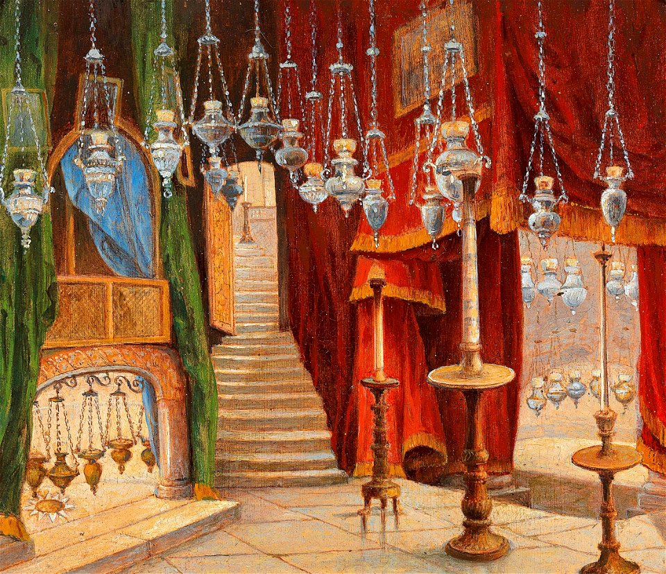 Hubert Sattler (attrib) Geburtskapelle Betlehem