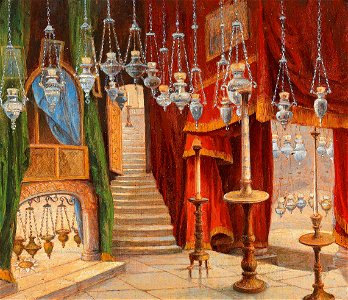 Hubert Sattler (attrib) Geburtskapelle Betlehem