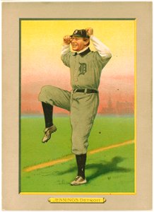 Hughie Jennings, Detroit Tigers, baseball card portrait LCCN2007685678