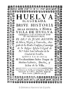 Huelva ilustrada 1762 Mora Negro