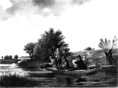 Huib van (Bz) Hove - Een vispartij - SA 4270 - Amsterdam Museum