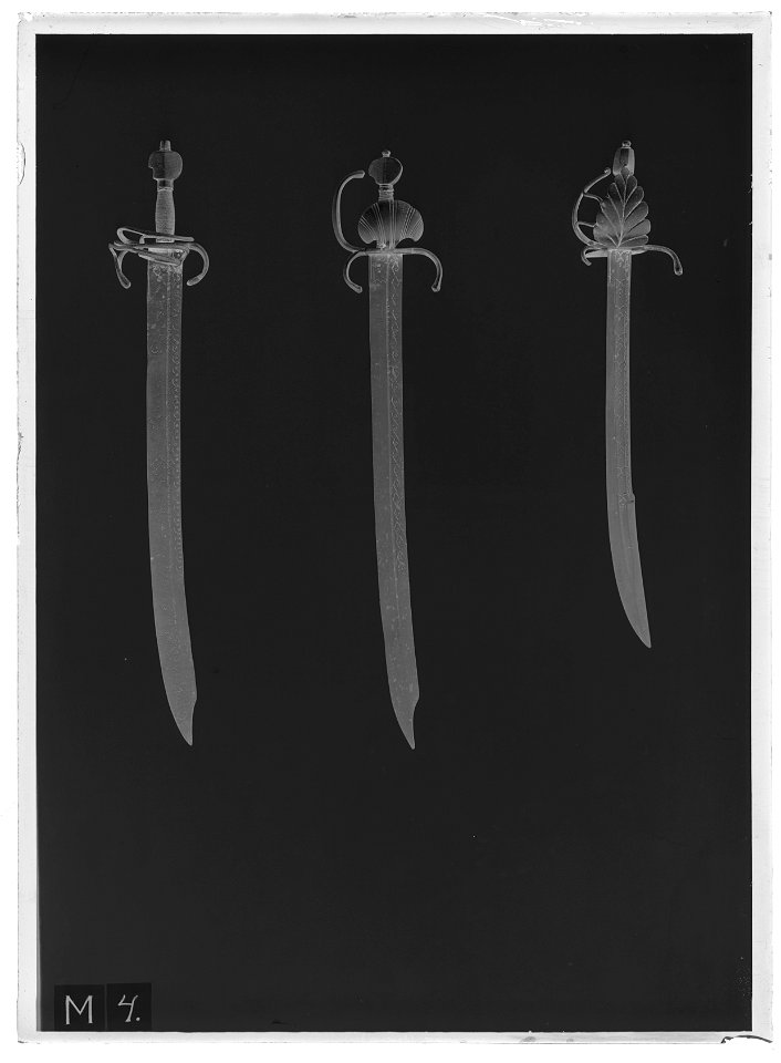 Huggare, så kallad Malchus, eftergjord, ca 1840-1850, Tyskland - Livrustkammaren - 26472-negative