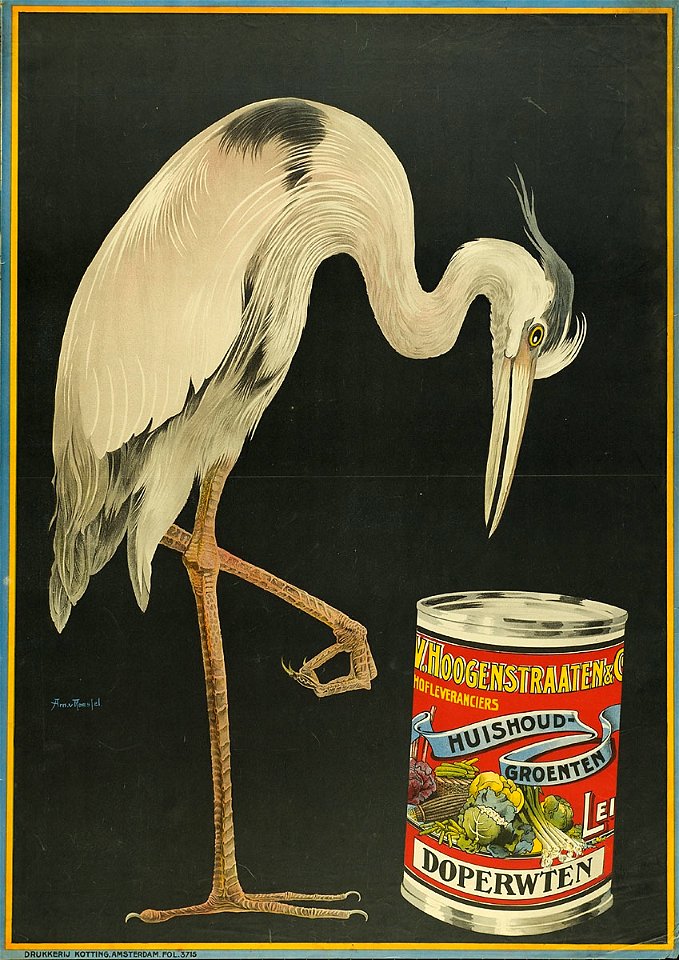 Huishoud-Groenten Doperwten - W. Hoogenstraaten & Co.