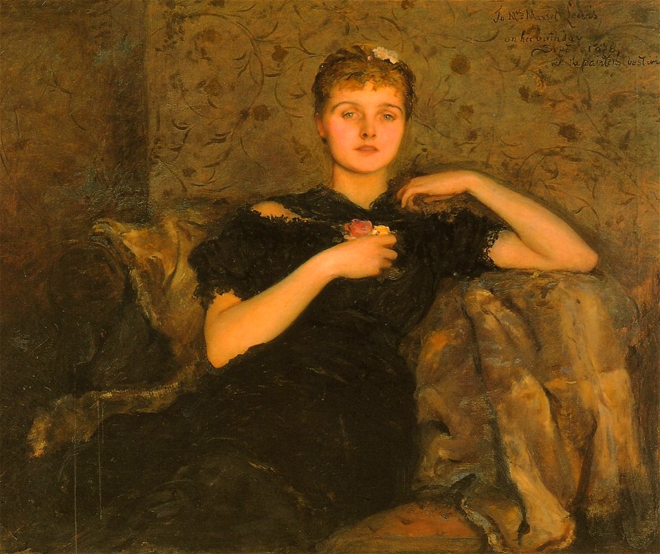 Hubert von Herkomer - Miss May Miles 1878