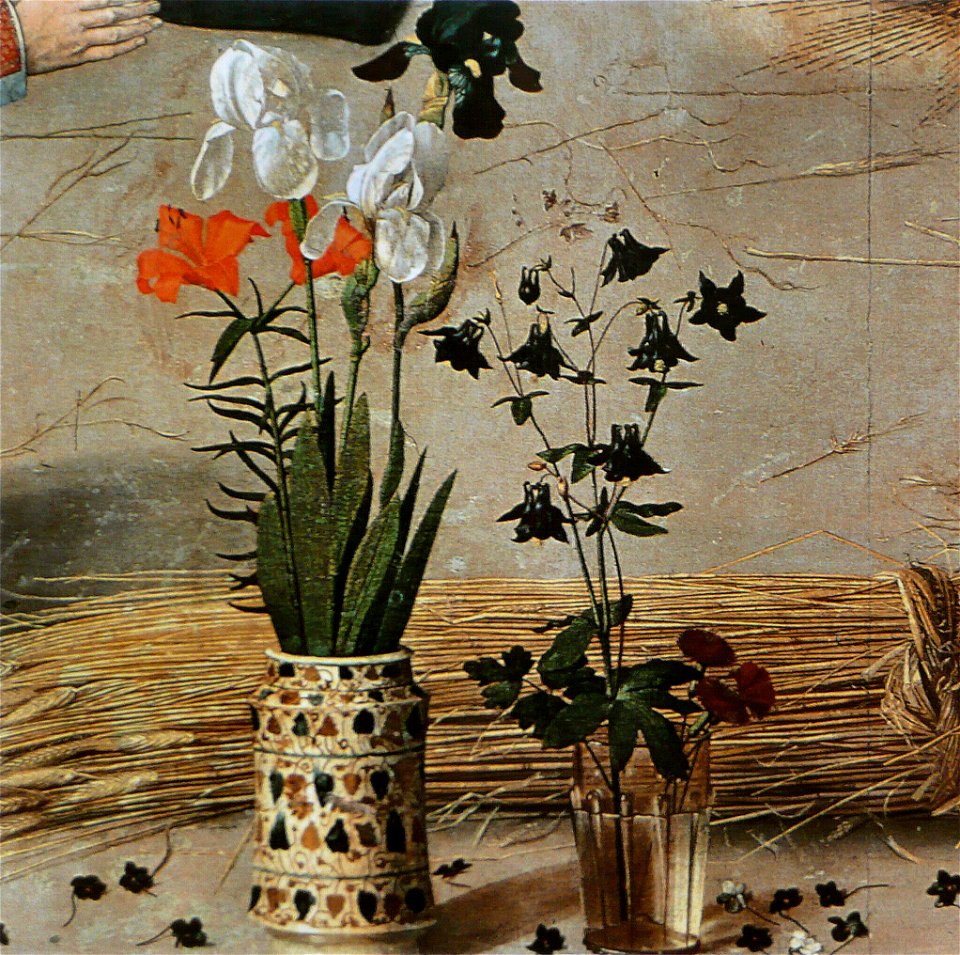 Hugo van der Goes - Triptyque Portinari - détail 1