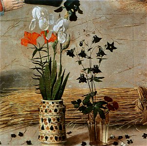 Hugo van der Goes - Triptyque Portinari - détail 1