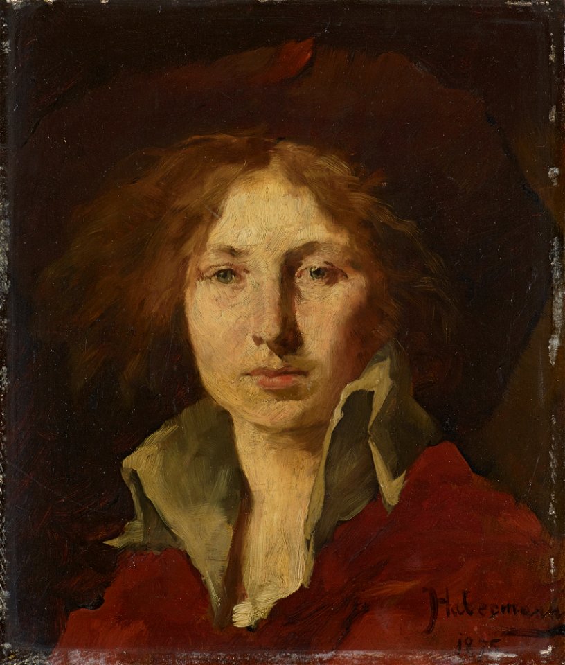 Hugo von Habermann - Weiblicher Kopf - G 14 - Lenbachhaus