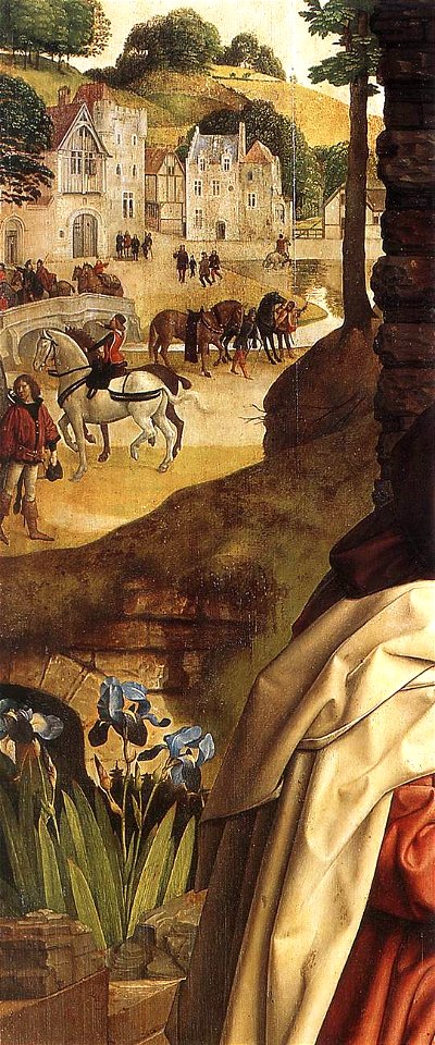 Hugo van der goes monforte altarpiece detail 08
