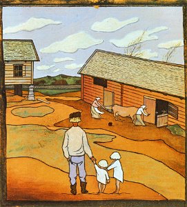 Hugo Simberg - Kevättunnelma (1895)
