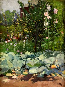 Hugo Mühlig Blühender Garten