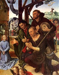 Hugo van der Goes - The Adoration of the Shepherds (detail) - WGA9701