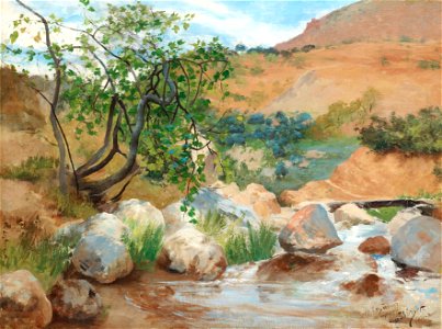 Hugo Birger-Landskap från Sierra Nevada, Spanien