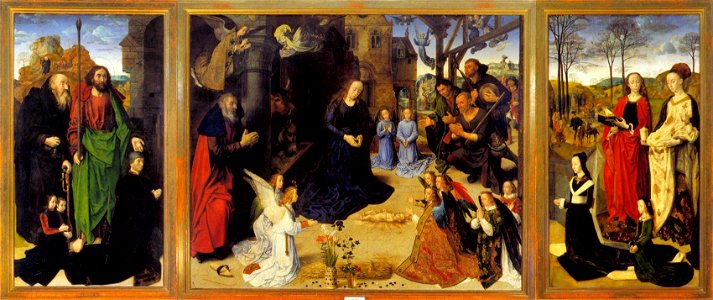 Hugo van der goes portinari triptych framed