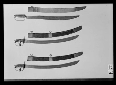 Huggare, ej yrkesmässigt framställd, av ursprungligen ej samhörande delar. 1800-talet - Livrustkammaren - 77820