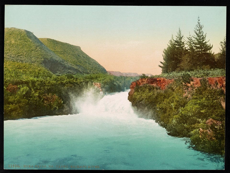 Huka Falls. NR Taupo Waikato River LCCN2017657824