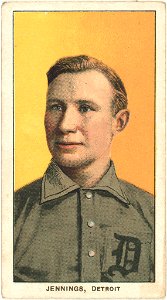 Hughie Jennings, Detroit Tigers, baseball card portrait LCCN2008676588