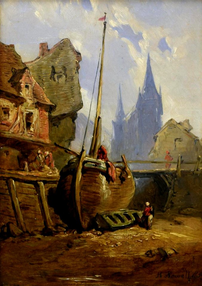 Hugh Newell - The Old Hulk - 1921.256.1 - Reading Public Museum