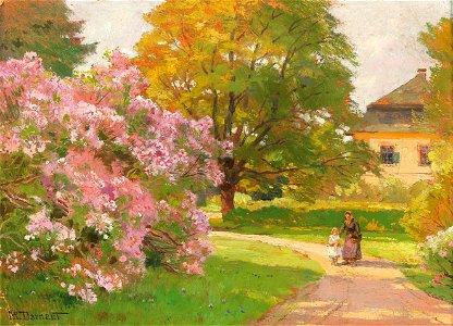Hugo Darnaut - A Blossoming Bush