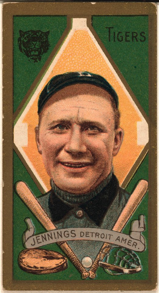 Hugh Jennings, Detroit Tigers, baseball card portrait LCCN2008677861