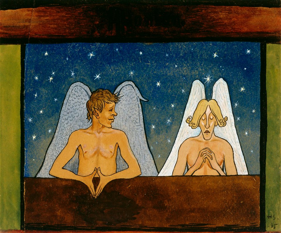 Hugo Simberg - Hartaus (1895)