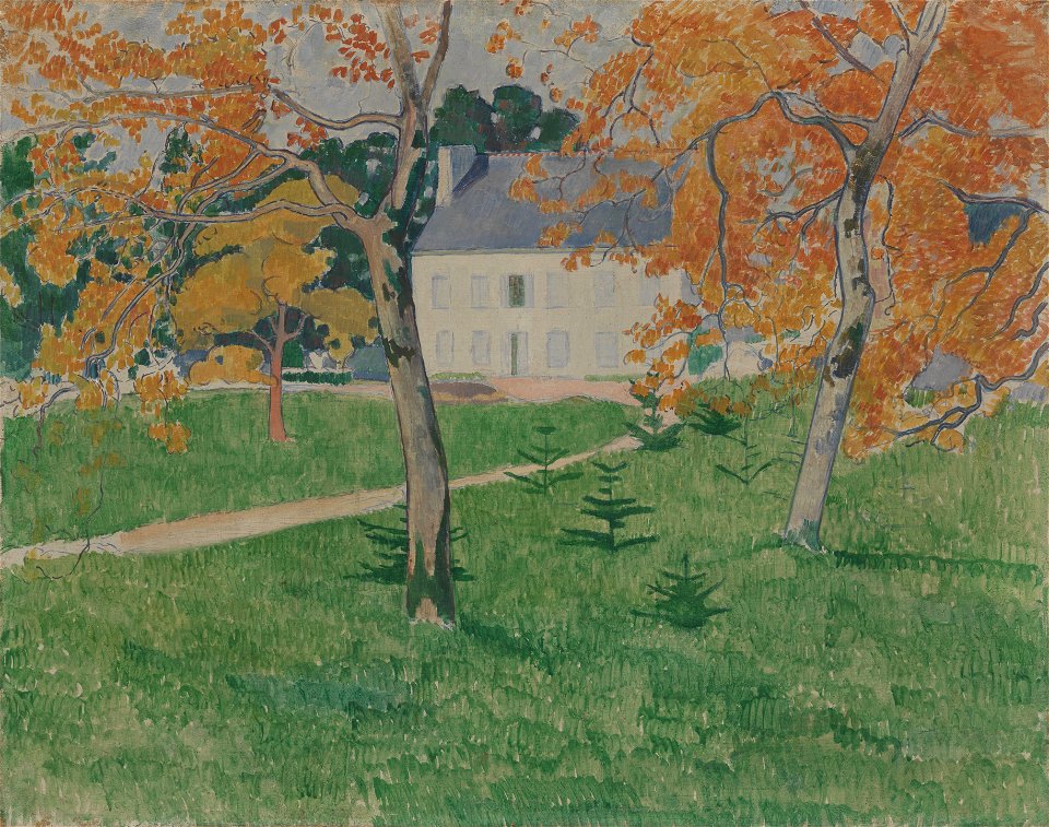 Huis tussen bomen Pont-Aven - s0477N1996 - Van Gogh Museum