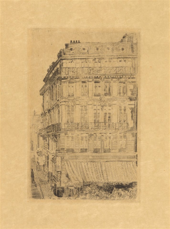Huis op de Anspachlaan, James Ensor, Mu.ZEE Oostende, SM001368