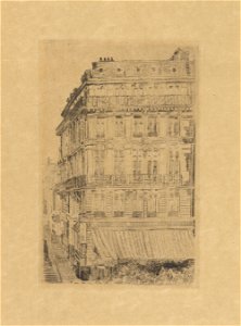 Huis op de Anspachlaan, James Ensor, Mu.ZEE Oostende, SM001368