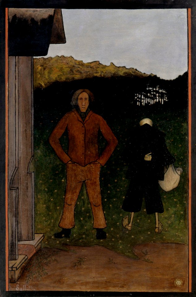 Hugo Simberg - Allowed or Death and the Peasant