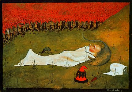 Hugo Simberg - Tonttukuningas nukkuu (1896)