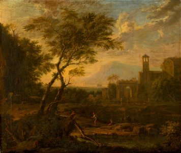 Italian Landscape by Jan van Huijsum