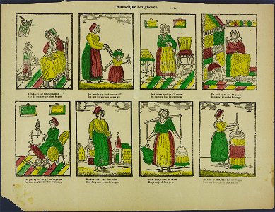 Huisselijke bezigheden-Catchpenny print-Borms 0579