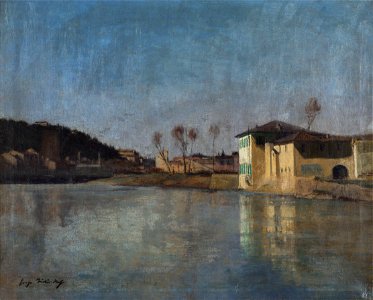 Hugo, Georges - Vue des environs de Florence - 2088 - Maison de Victor Hugo