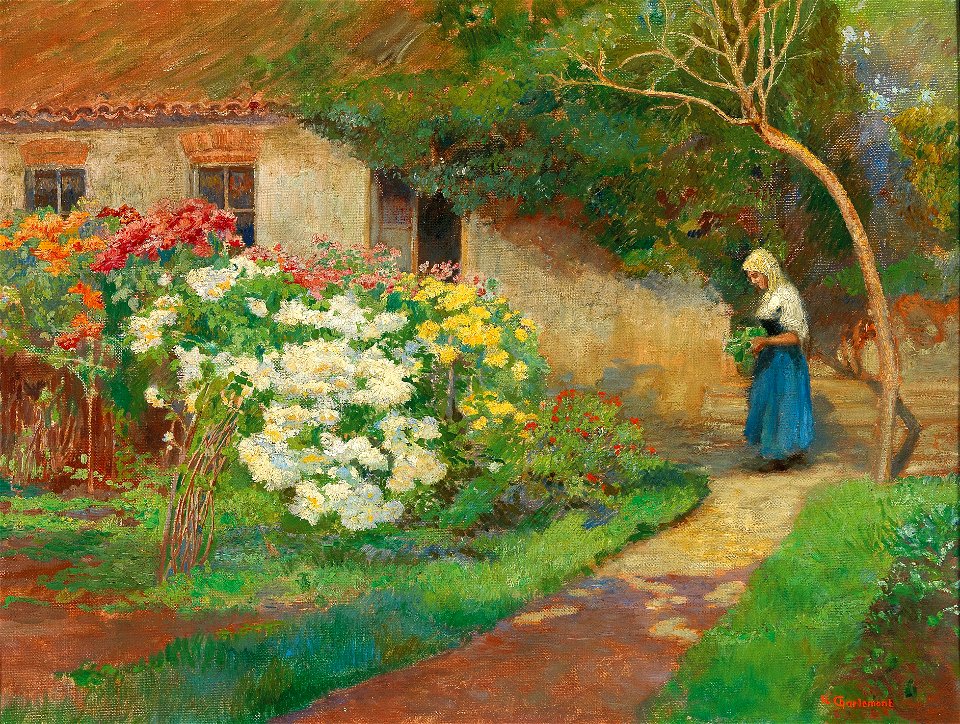 Hugo Charlemont - Bauerngarten