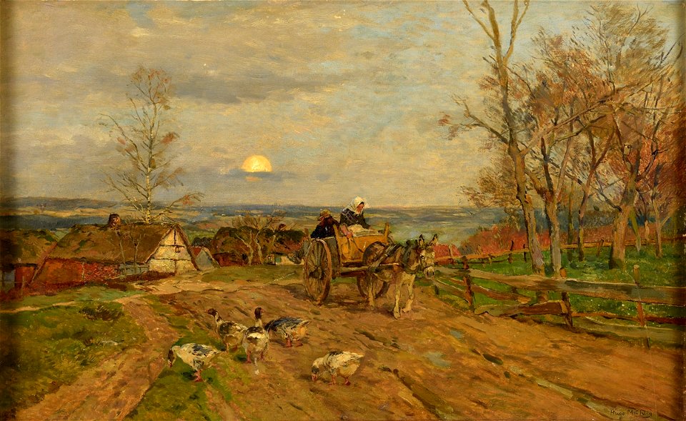 Hugo Mühlig Auf dem Heimweg