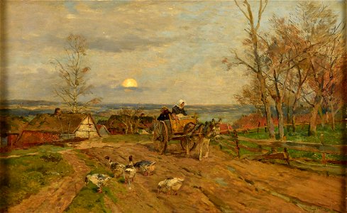 Hugo Mühlig Auf dem Heimweg